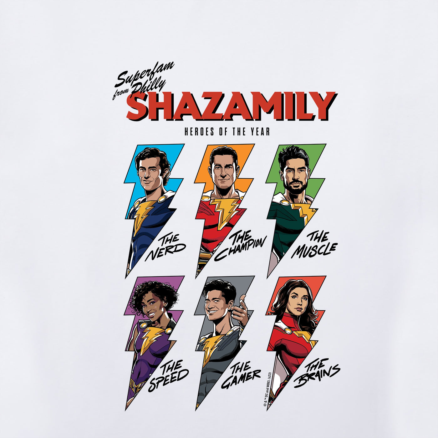 Shazam! Shazamily Men's Short Sleeve T-Shirt