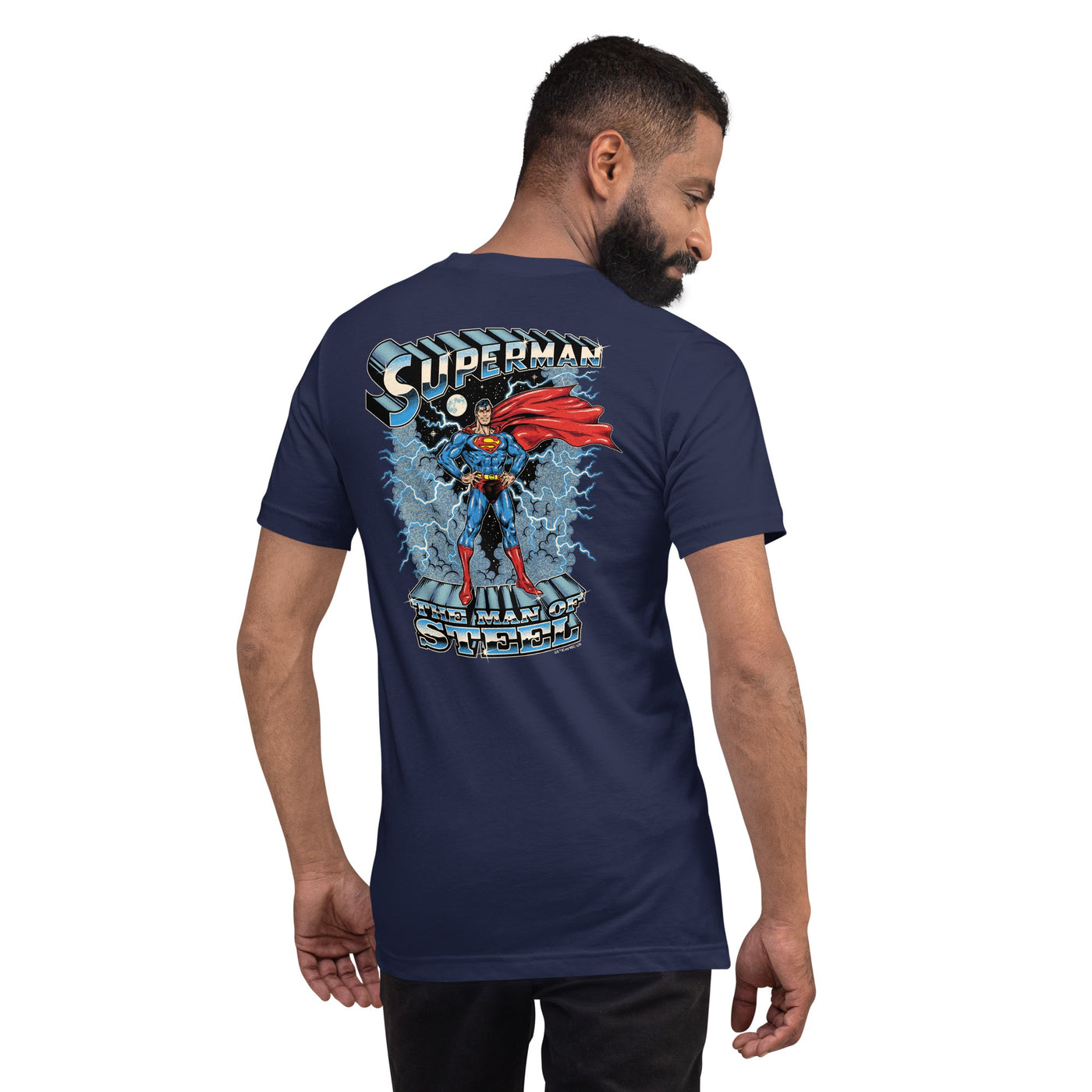 Superman The Man of Steel Adult T-Shirt