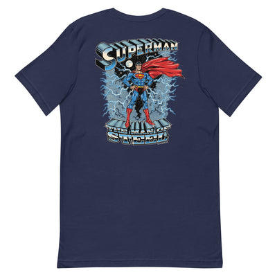 Superman The Man of Steel Adult T-Shirt