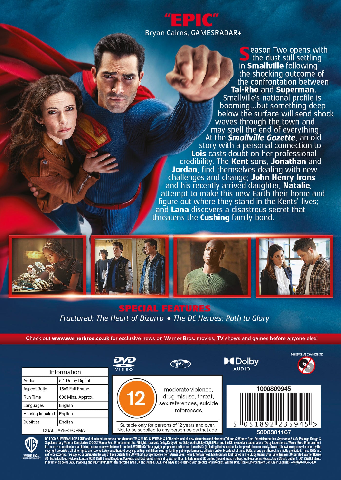 Superman and Lois: Season 2 (DVD)
