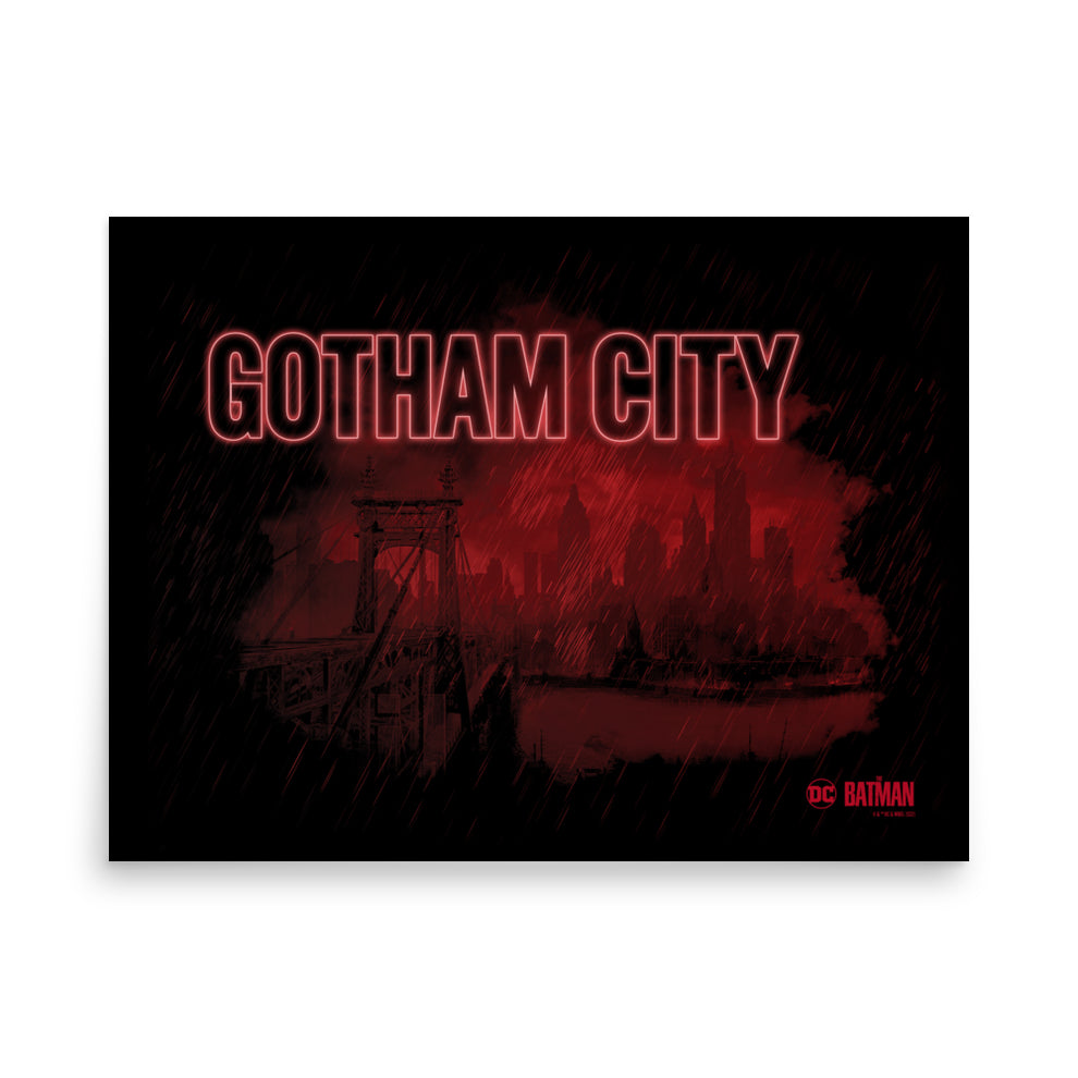 The Batman Gotham City Poster