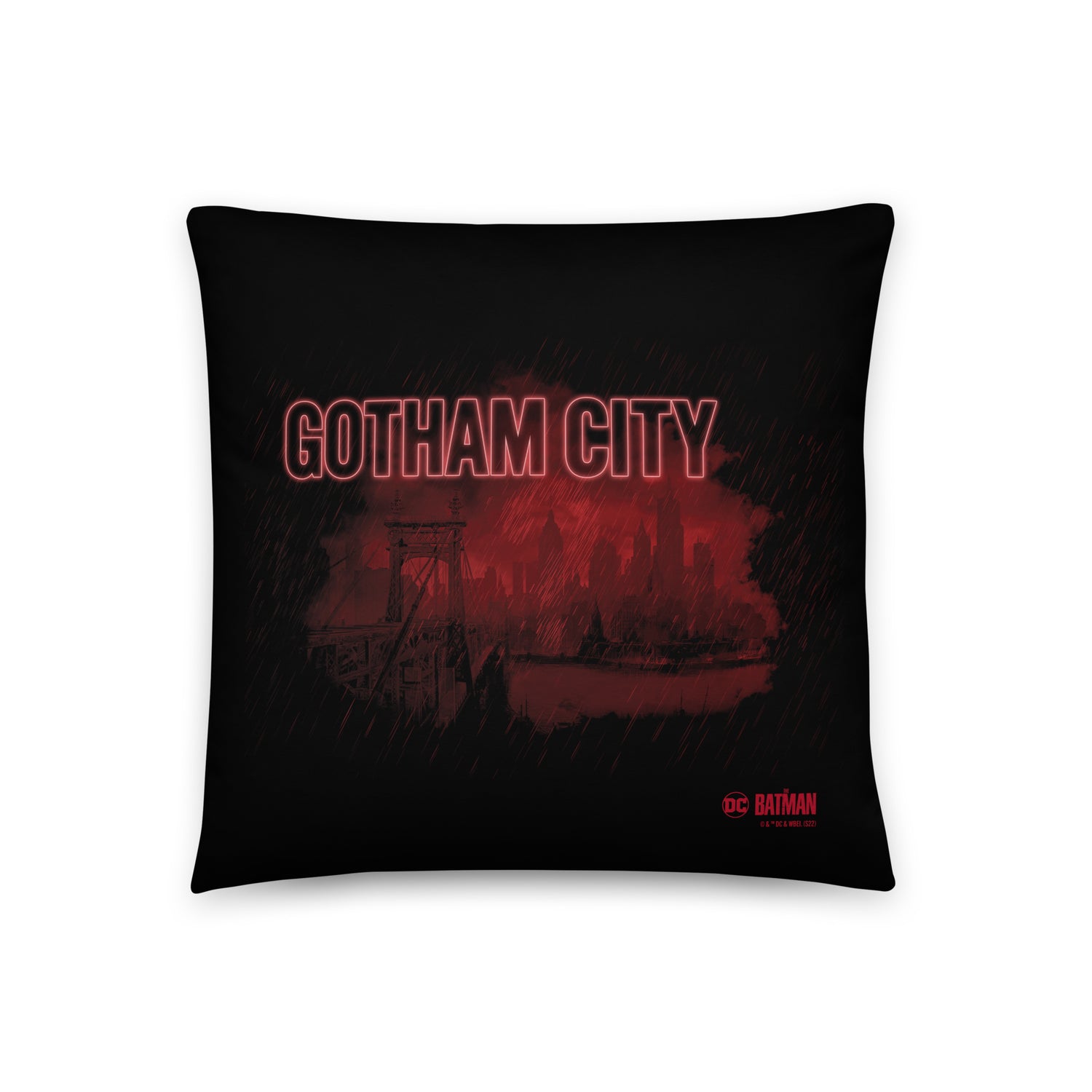 The Batman Gotham City Pillow