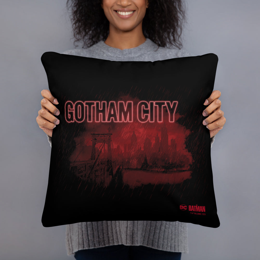 The Batman Gotham City Pillow