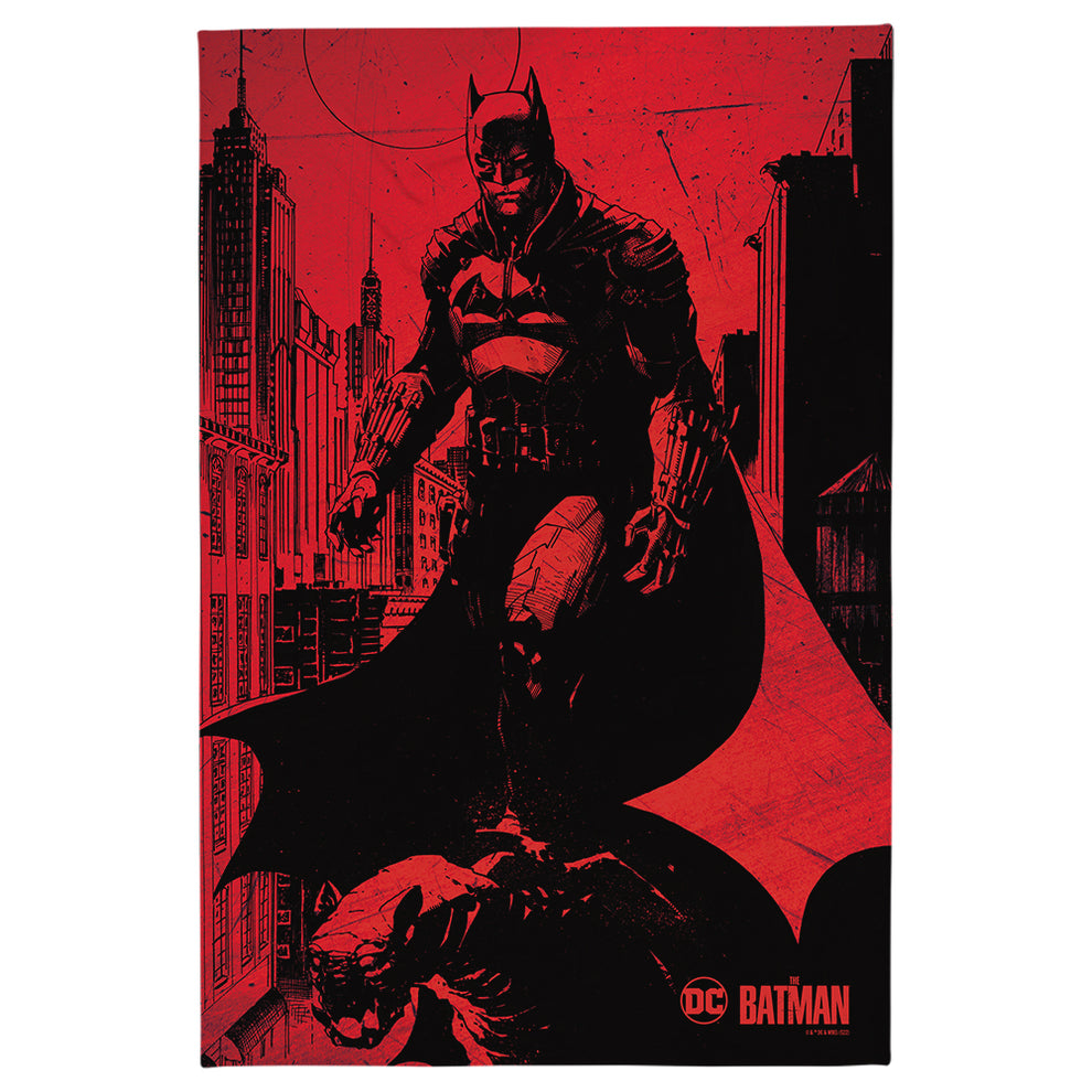 The Batman Sketch Fleece Blanket