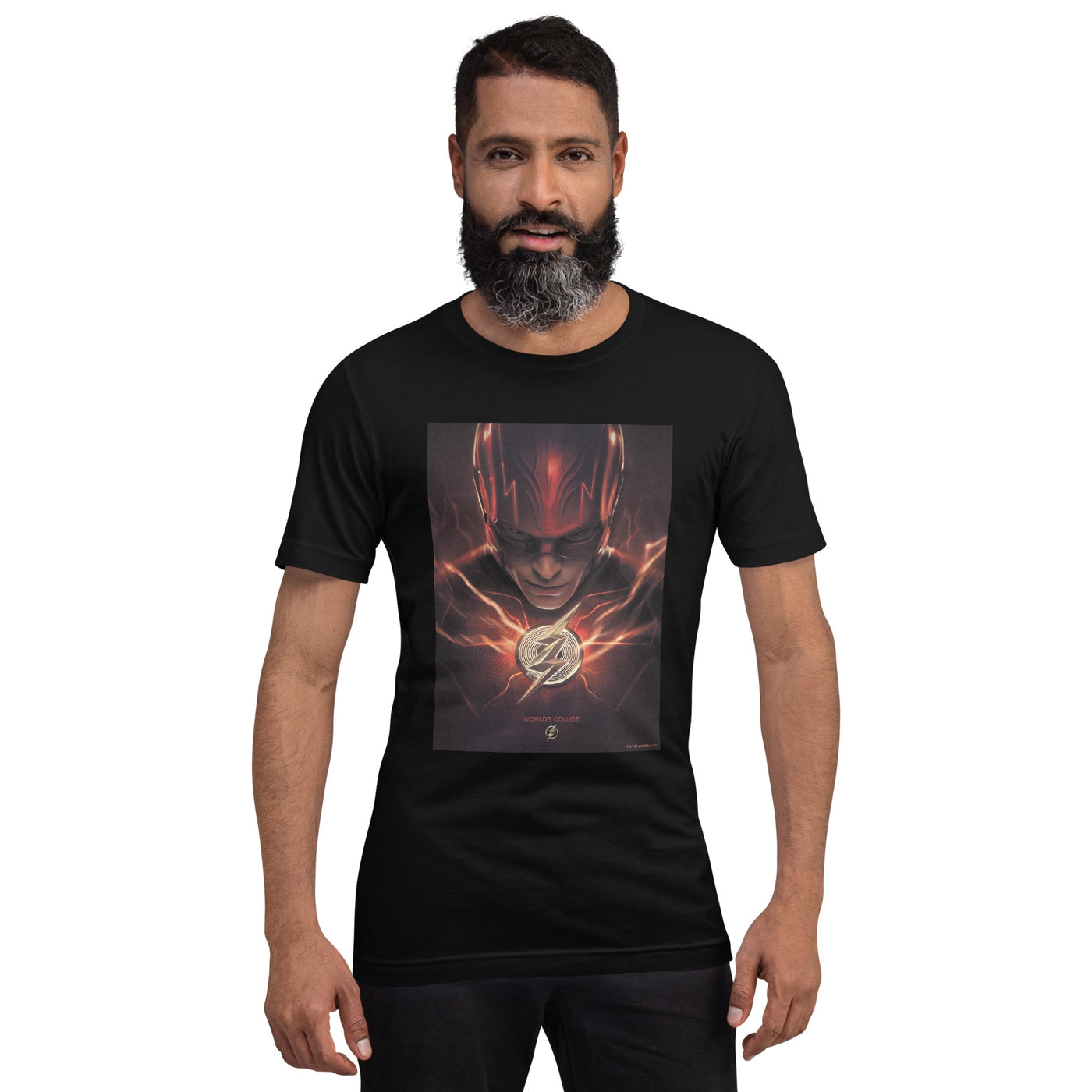 The Flash Worlds Collide Adult Short Sleeve T-Shirt