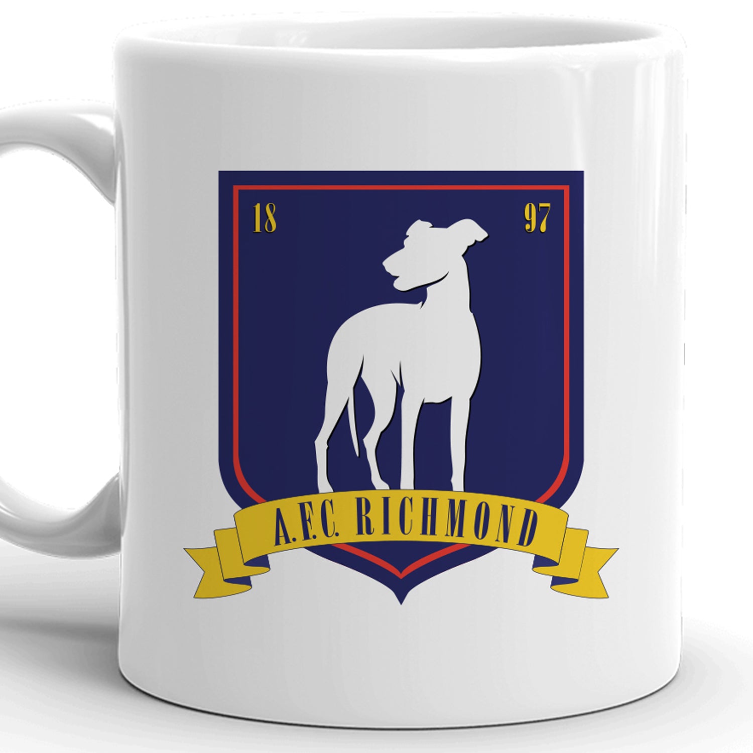 Ted Lasso A.F.C. Richmond Crest White Mug