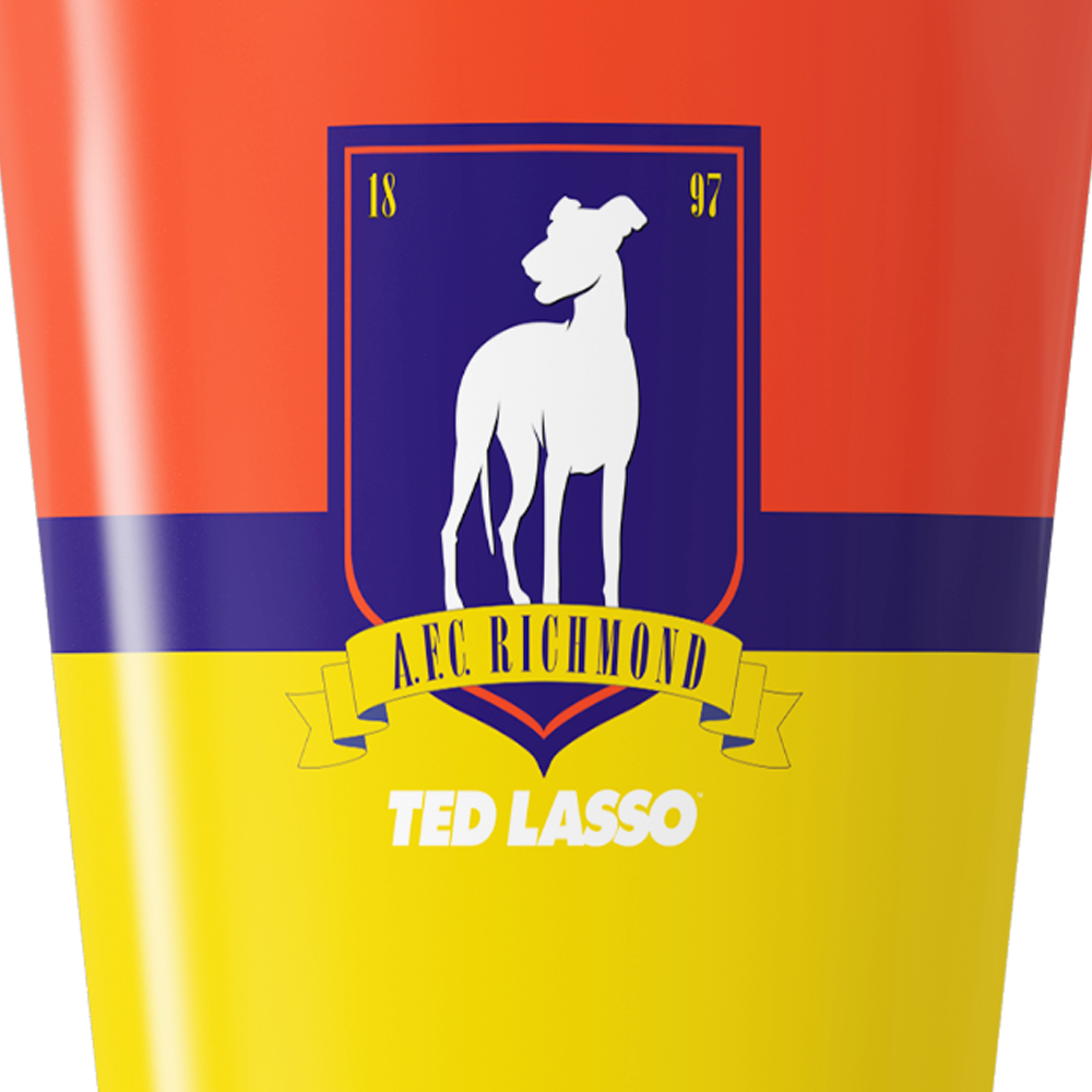 Ted Lasso A.F.C. Richmond Crest Pint Glass