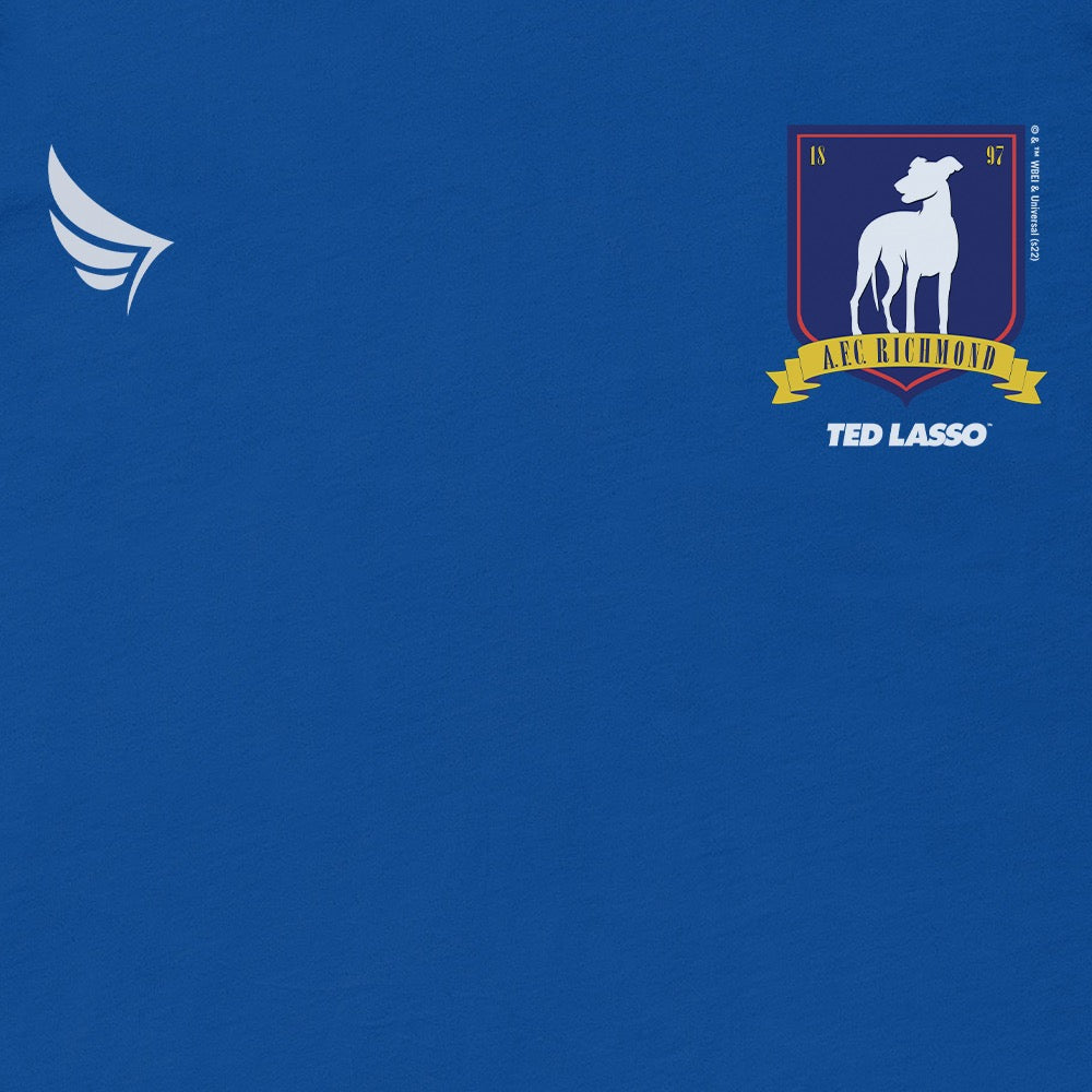 thumbnail image 2 of Ted Lasso AFC Richmond Soccer Jacket - Blue Zip-Up Cosplay & Fan Apparel 2 of 13