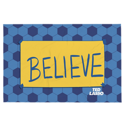 Ted Lasso Believe Fleece Blanket