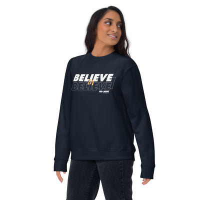 Ted Lasso Believe in Believe Fleece Crewneck Sweatshirt