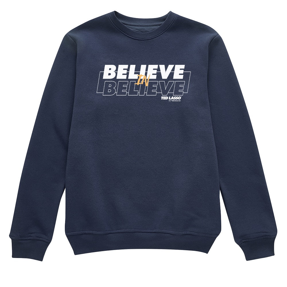 Ted Lasso Believe in Believe Fleece Crewneck Sweatshirt – Warner Bros ...