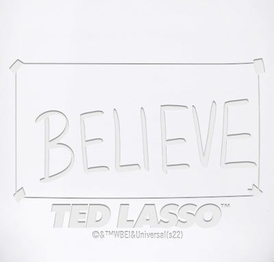 Ted Lasso Believe Engraved Stemless Wine Glass