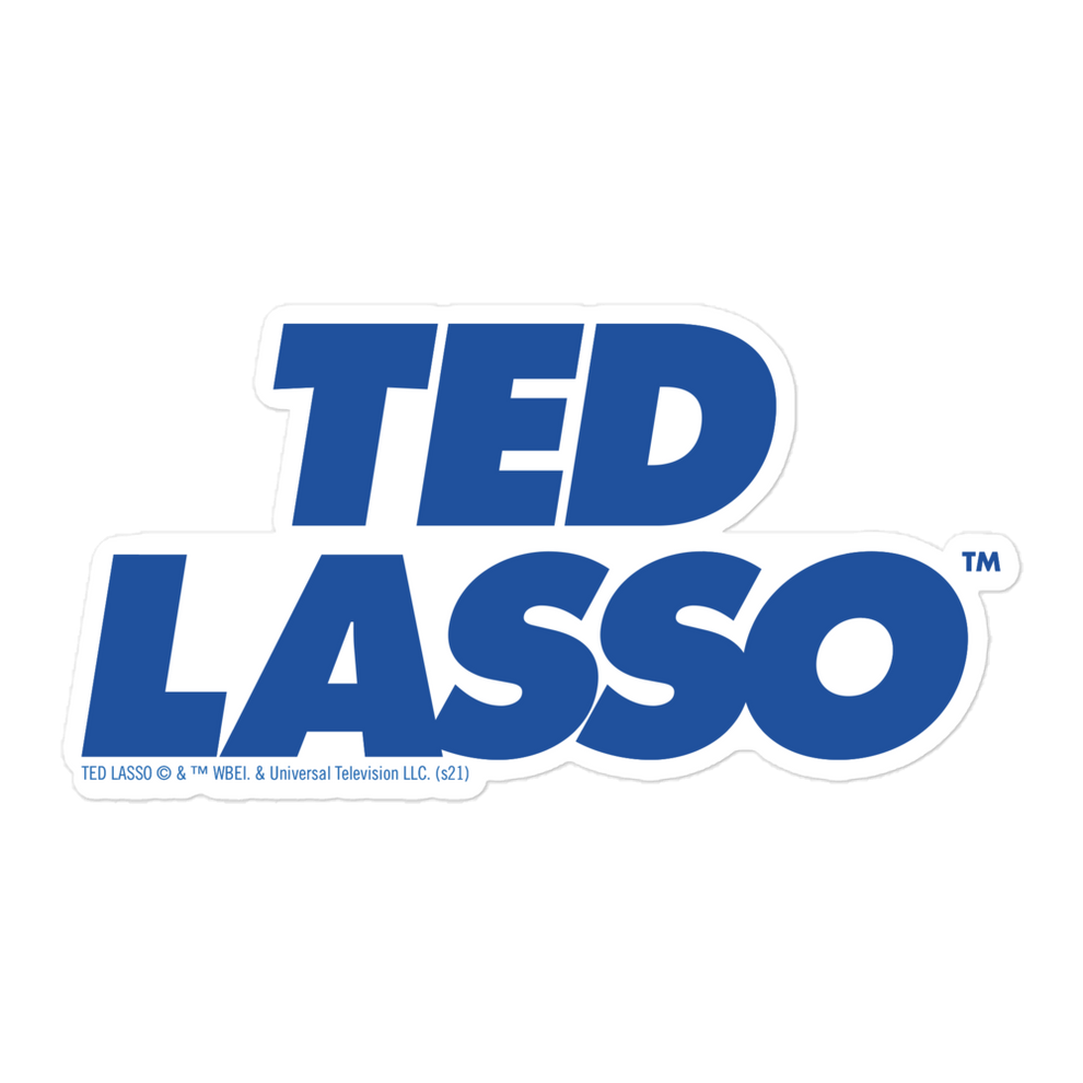 Ted Lasso Logo Die Cut Sticker