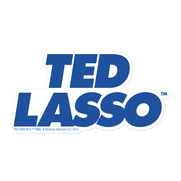 Ted Lasso Logo Die Cut Sticker – Warner Bros. Shop - UK