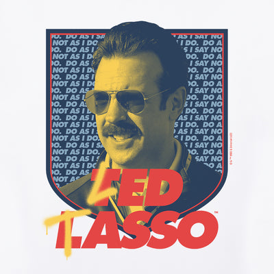 Led Tasso Ted Lasso Led Tasso Adult Short Sleeve T-Shirt – Warner Bros. Shop - UK
