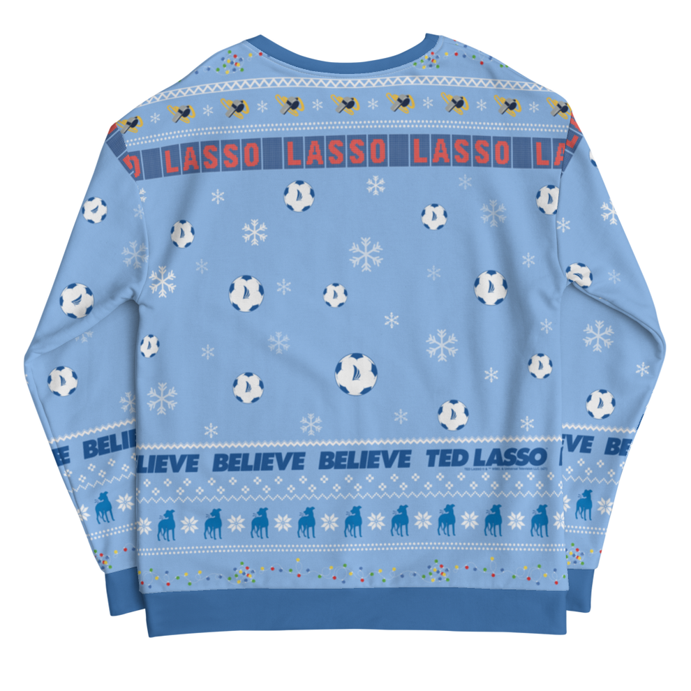 Ted Lasso Ugly Holiday Unisex Crew Neck Sweatshirt