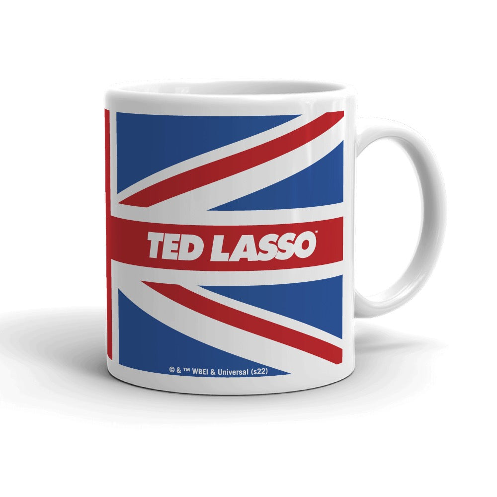 Ted Lasso Believe Union Jack White Mug