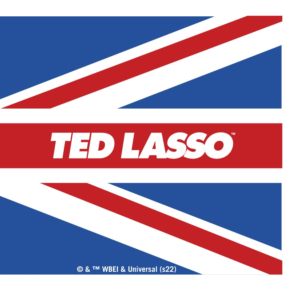 Ted Lasso Believe Union Jack White Mug