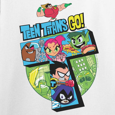 Teen Titans Go Big T Kids Tee