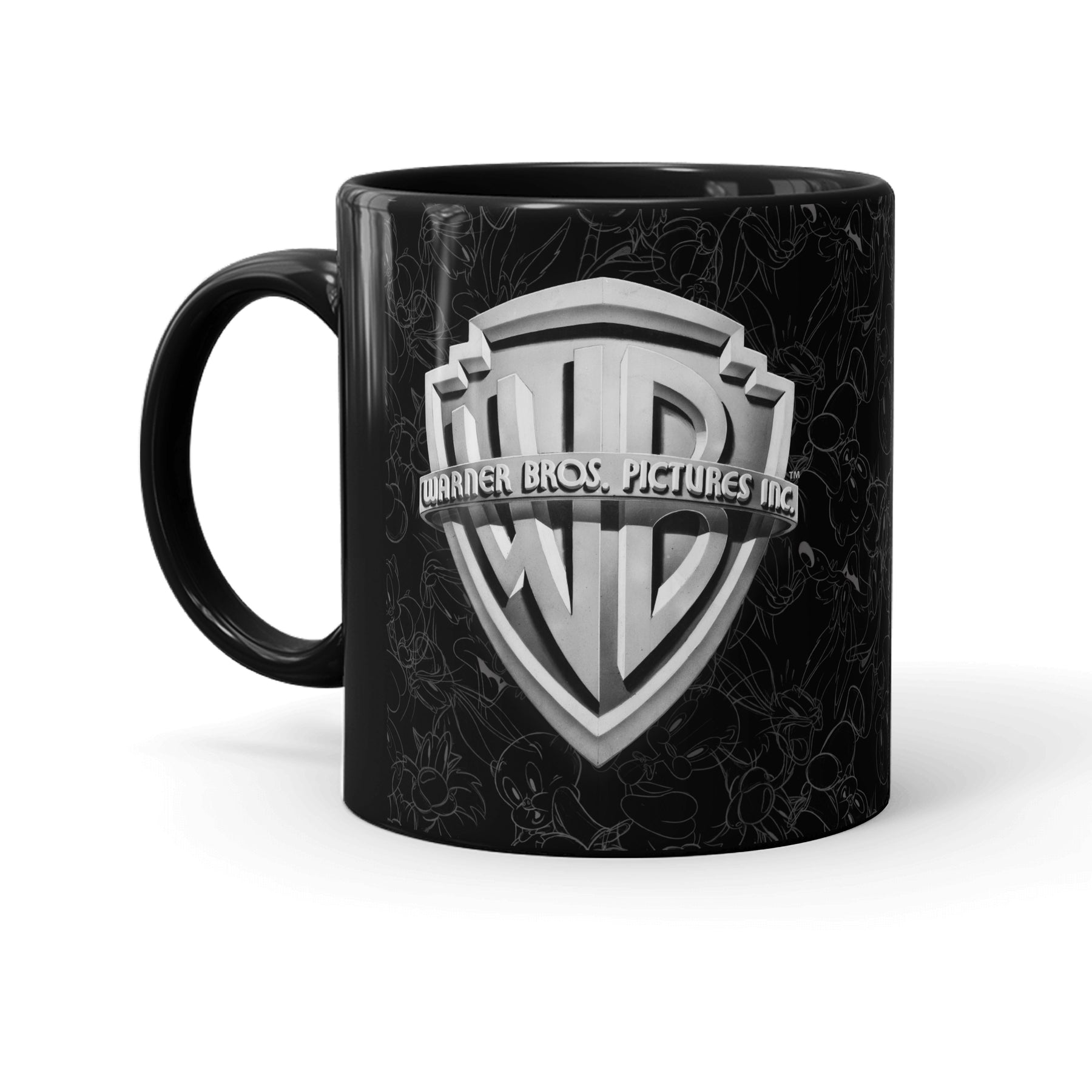 WB 100 Shield Graphic Black Mug – Warner Bros. Shop - UK