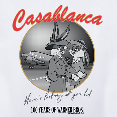 WB 100 Bugs Bunny x Casablanca Adult Short Sleeve T-Shirt