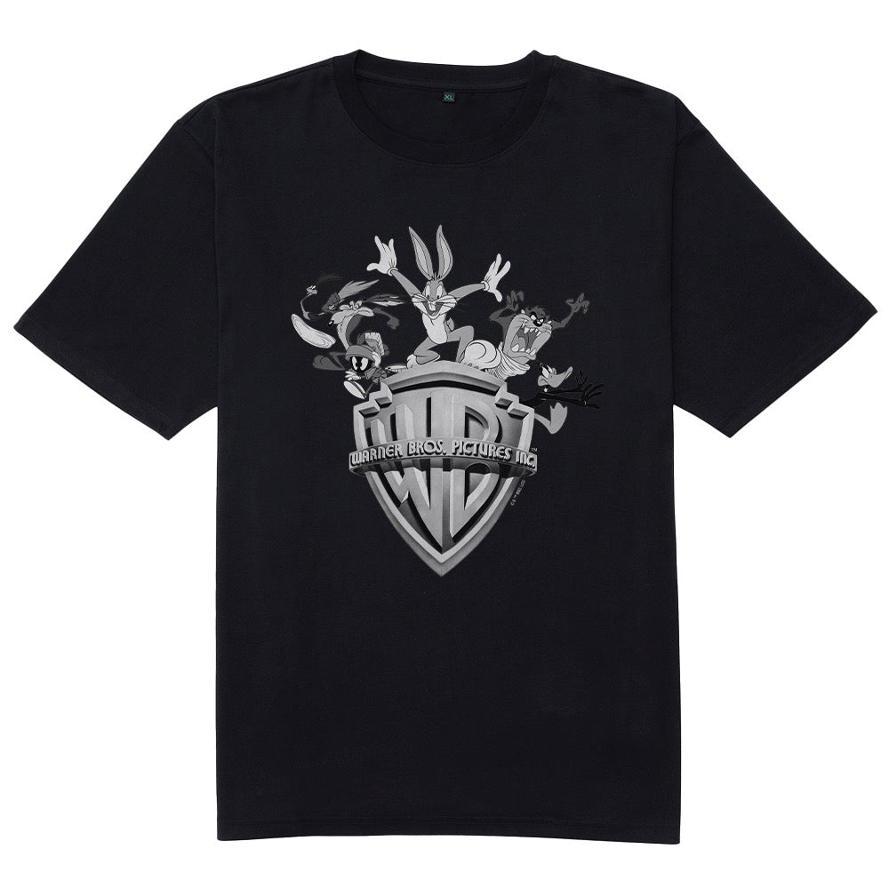 WB100 Warner Bros Shield Looney Tunes Adult Short Sleeve T-Shirt
