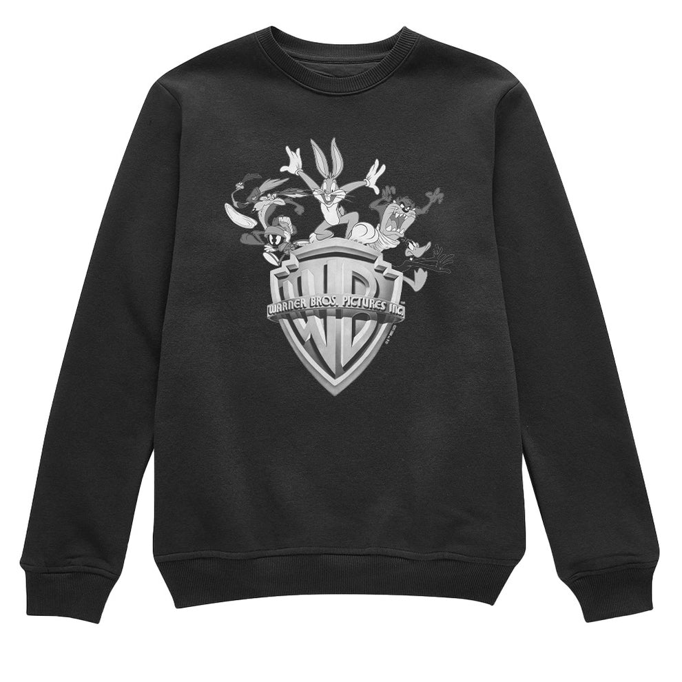 WB100 Warner Bros Shield Looney Tunes Adult Crew