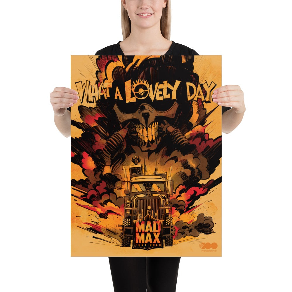 WB 100 Mad Max What a Lovely Day Poster