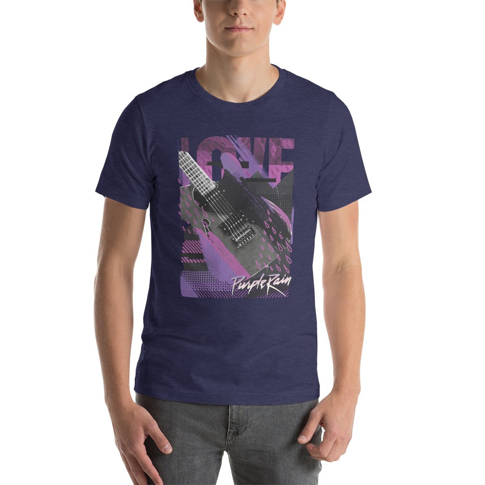 WB 100 Purple Rain Love Adult T-Shirt
