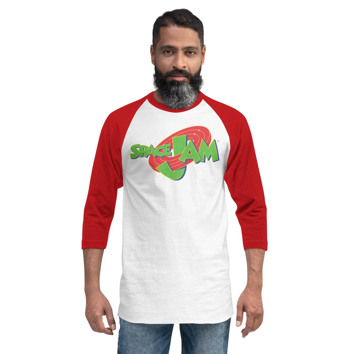 WB 100 Space Jam 3/4 Sleeve Raglan T-Shirt