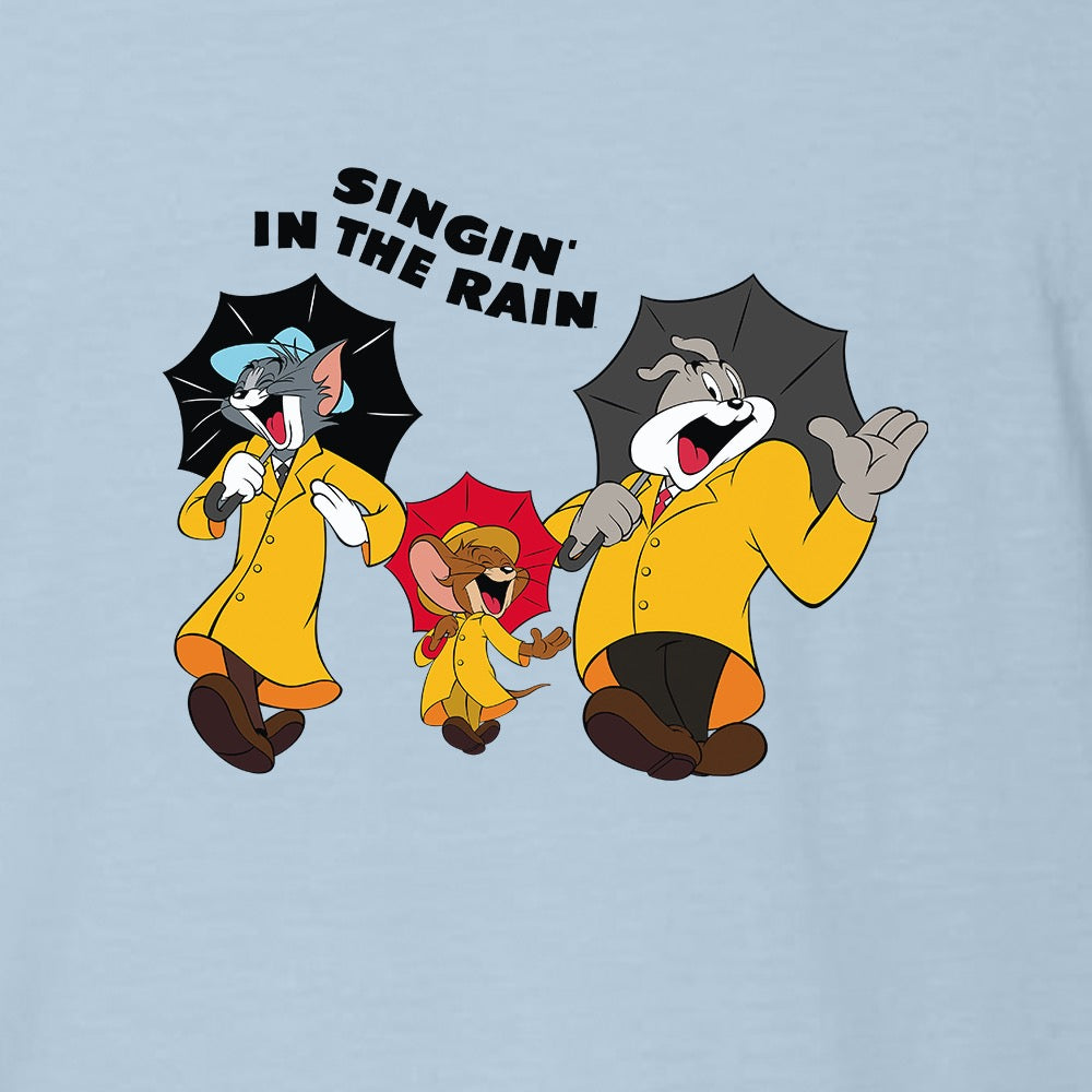 WB 100 Tom & Jerry x Singin' in the Rain Adult Short Sleeve T-Shirt