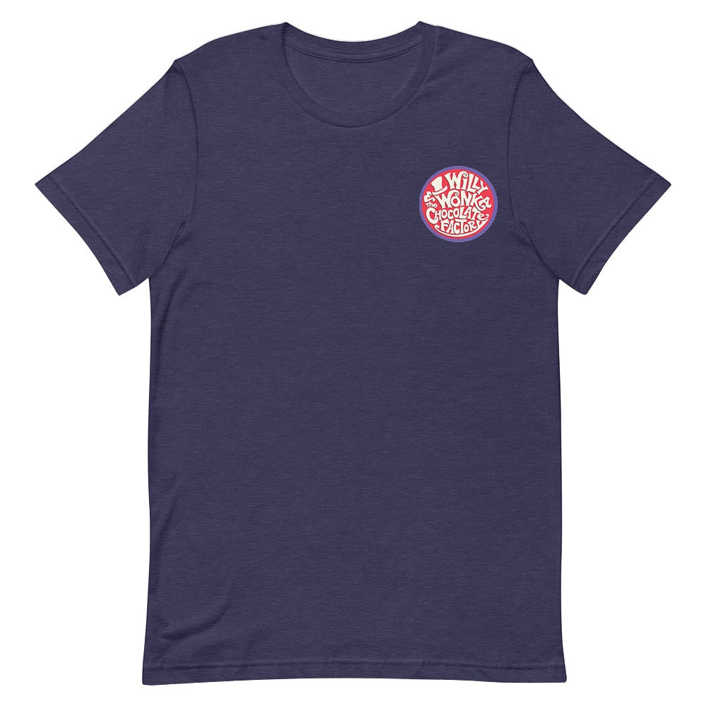 WB100 Willy Wonka & The Chocolate Factory Poster Adult Short Sleeve T-Shirt