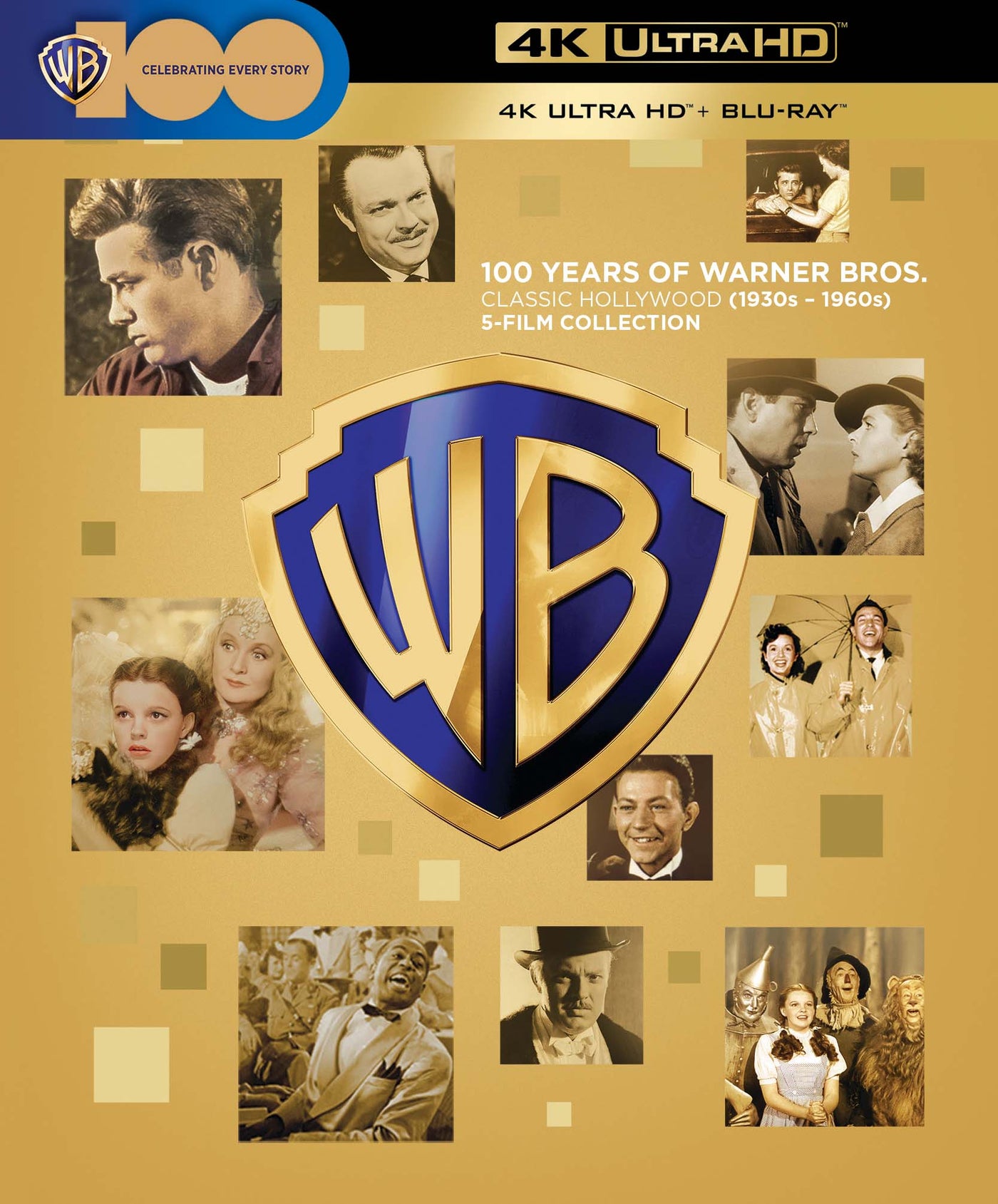 100 Years of Warner Bros. - Classic Hollywood 5-Film Collection (1930s - 1960s) (4K Ultra HD) (1939)