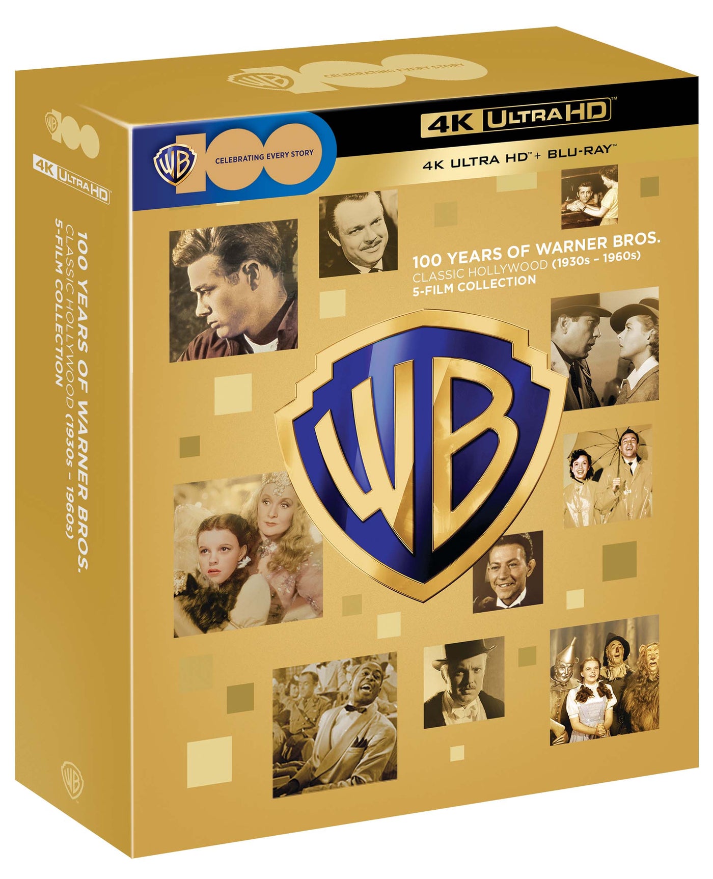 100 Years of Warner Bros. - Classic Hollywood 5-Film Collection (1930s - 1960s) (4K Ultra HD) (1939)
