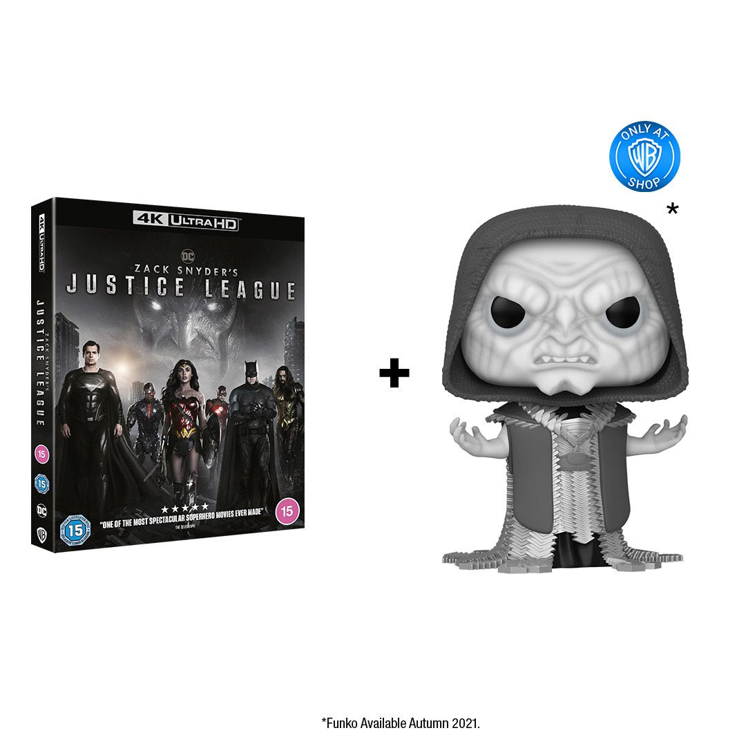 Zack Snyder's Justice League (4K Ultra HD) (2021) & Limited Edition Desaad Funko Pop! Exclusive