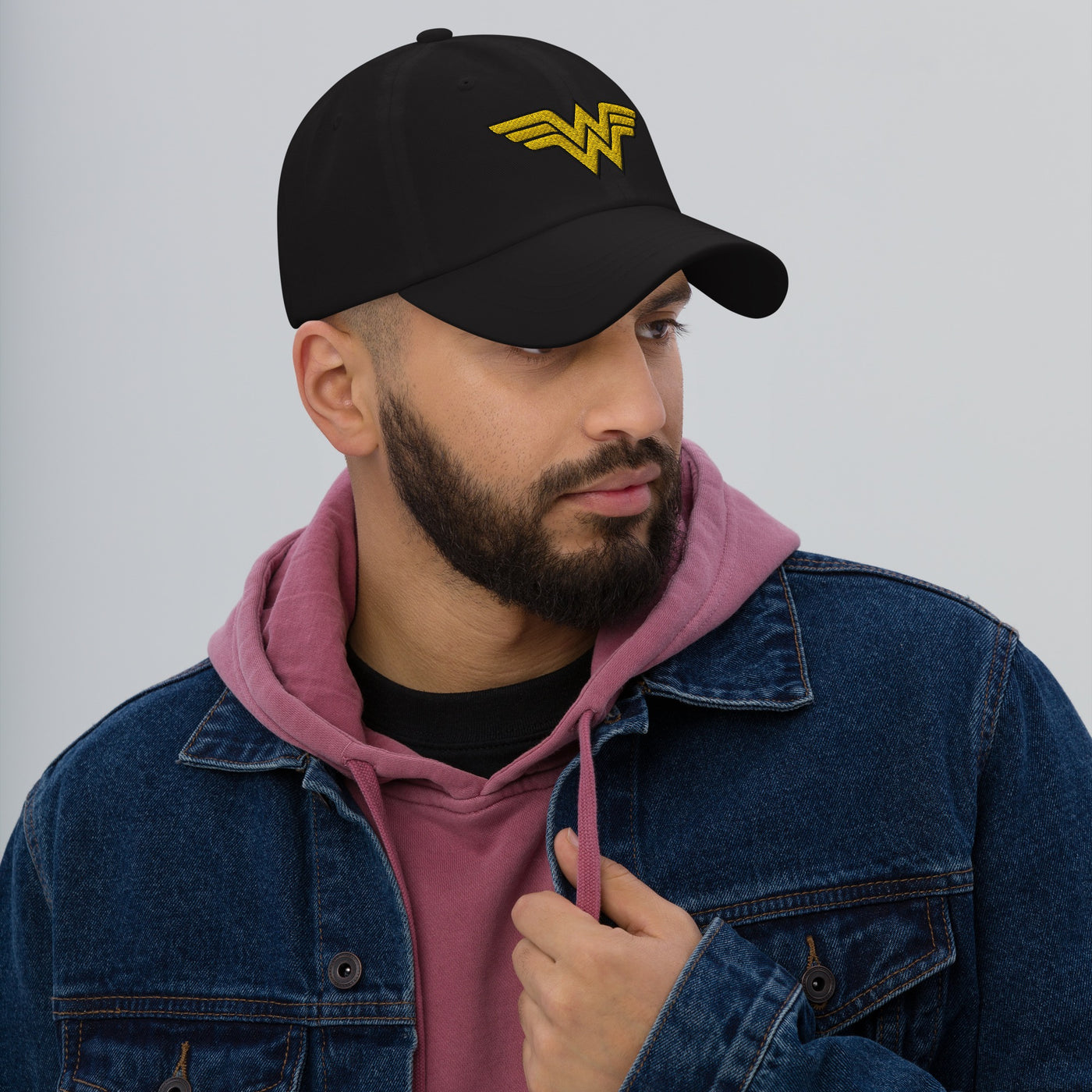 WONDER WOMAN Officially Licensed Flexfit Cap - Recycled Polyester, Adjustable Sizing