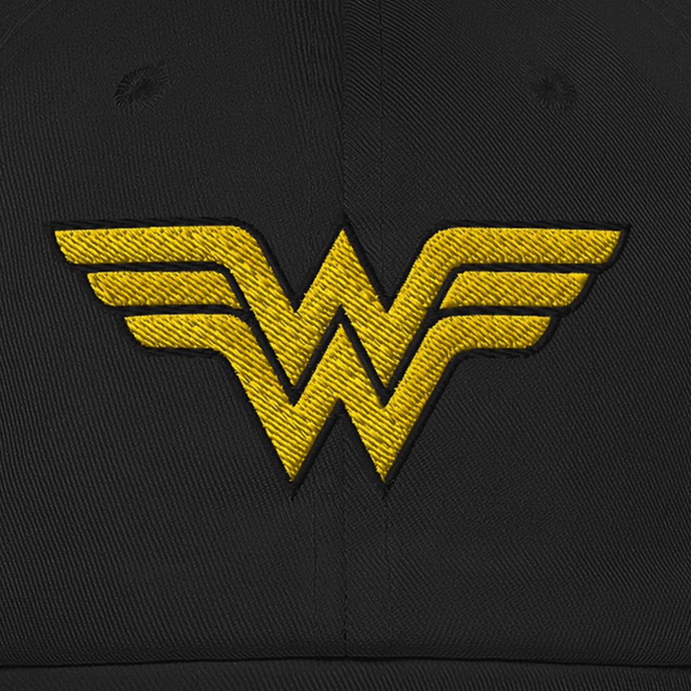 Wonder Woman Vintage Logo Embroidered Hat