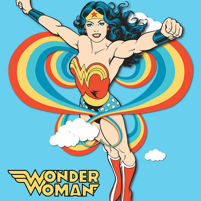 Wonder Woman Rainbow Poster