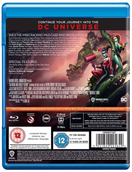 Batman And Harley Quinn (Blu-ray) (2016)