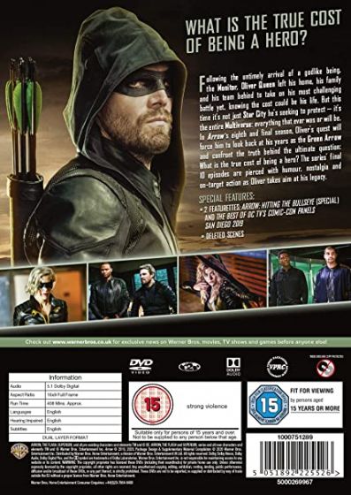 Arrow: Season 8 (DVD) (2019)