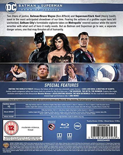 Batman v Superman: Dawn of Justice Ultimate Edition (Blu-ray) (2016)