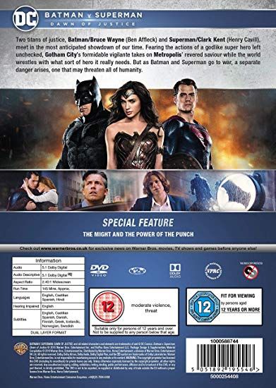 Batman v Superman: Dawn of Justice (DVD) (2016)