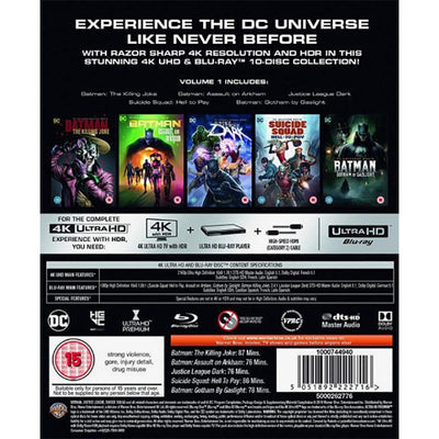 DC Animated 4K Collection: VOLUME 1 [2019] (4K Ultra HD + Blu-ray)