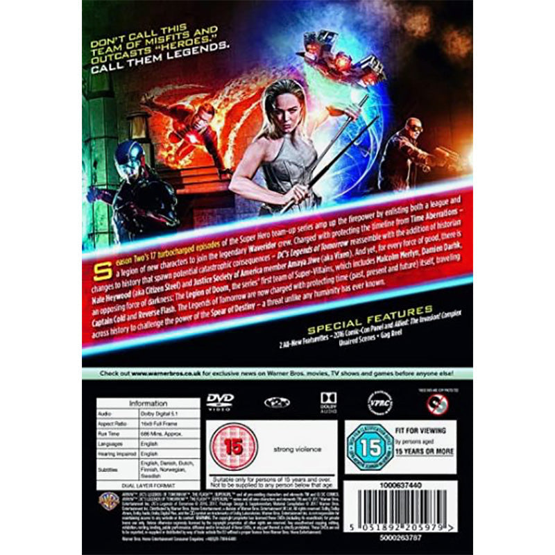 DC's Legends of Tomorrow: Season 2 (DVD) (2016)