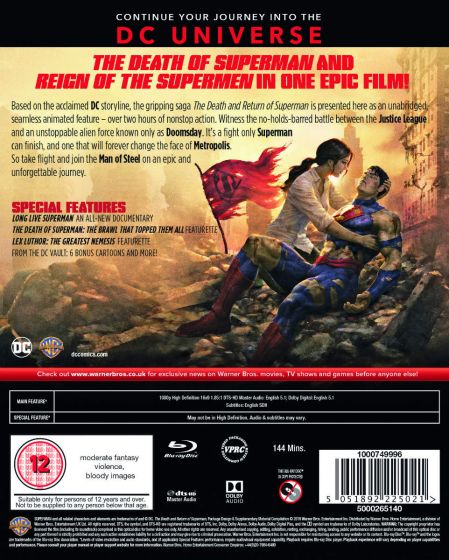 The Death and Return of Superman: Limited Edition With Steel Figurine (Blu-ray) (2011)