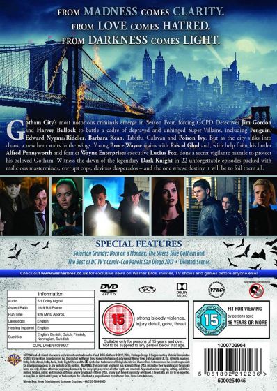 Gotham: Season 4 (DVD) (2016)