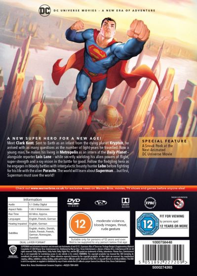 Superman: Man of Tomorrow (DVD) (2020)
